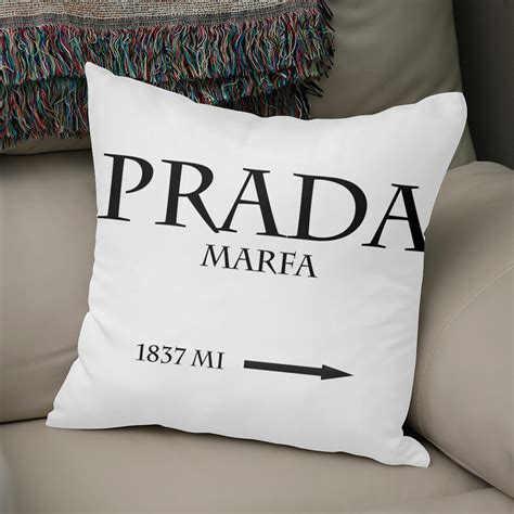 prada marfa throw pillow|Prada Marfa Pillows & Cushions for Sale .